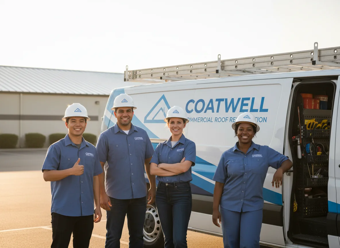 Commercial roof coating company in Arcadia, OK